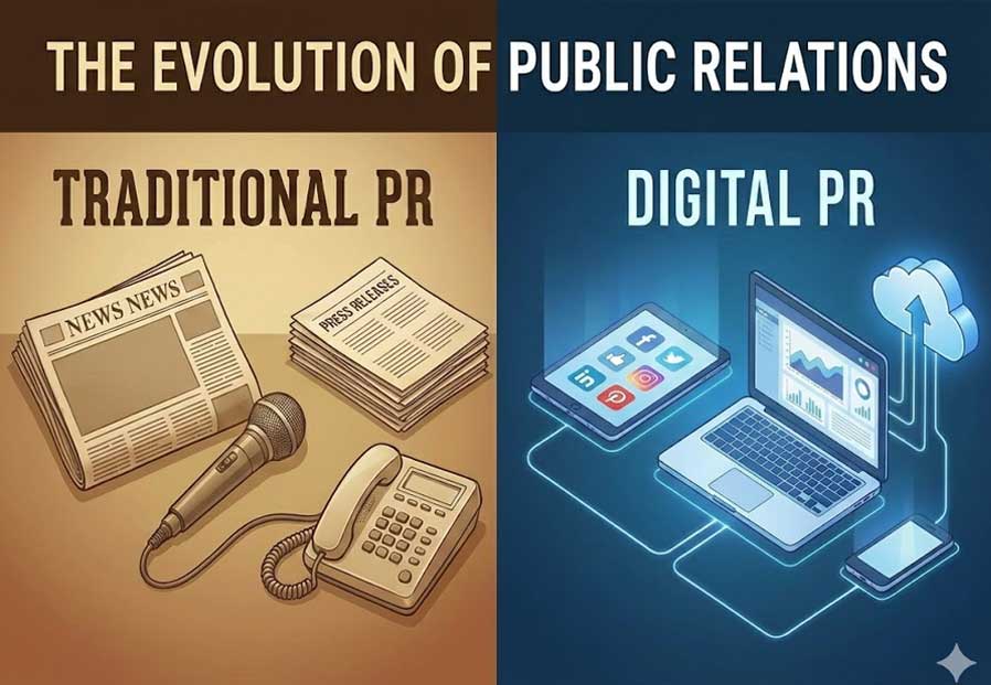 Digital PR vs Traditional PR